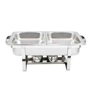 9 LIT RECTANGULAR STAINLESS STEEL CHAFING DISH HY888