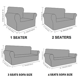 VELVET STRETCH SOFA COVER KC100201