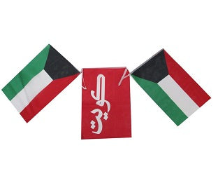 CLOTH KUWAIT FLAG DECORATION ROPE