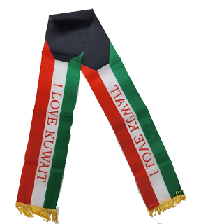 KUWAIT FLAG NYLON SCARF SCA001