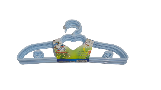 HEAVY DUTY PLASTIC HANGER SET OF 5