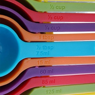 PLASTIC MEASURING SCOOP SET OF 6