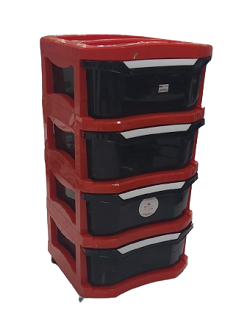 PLASTIC DRAWERS SET WITH TIERS JAM001