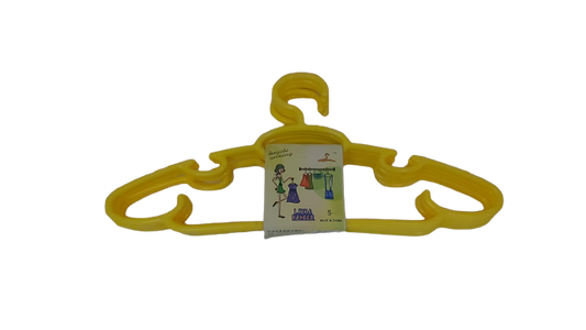 HEAVY DUTY PLASTIC HANGER SET OF 5
