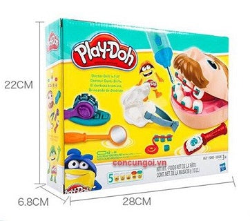 DENTIST COLORED DOUGH PLAY SET (WL23837)