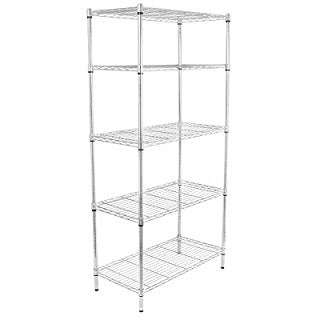 HEAVY DUTY CHROME SHELVING UNIT