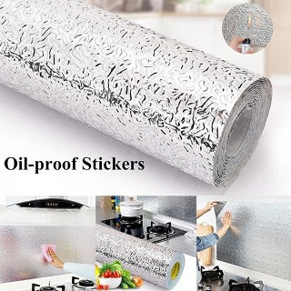 ALUMINIUM WATER AND OIL PROOF KITCHEN STICKER (ROLL001)