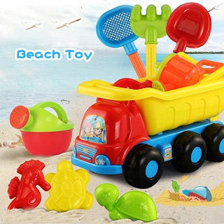 SAND TOYS TRUCK WITH ACCESSORIES LT001