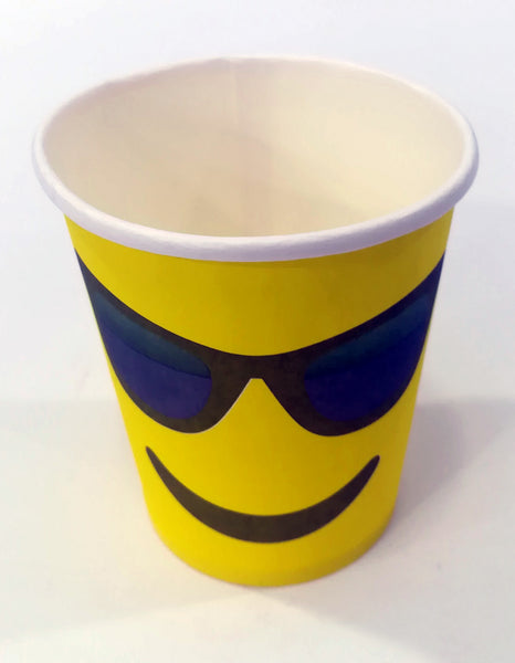 SMILEY FACE BIRTHDAY CUP SET OF 10