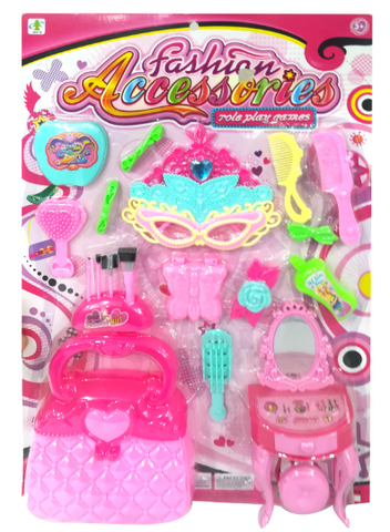 GIRLS ACCESSORIES TOY SET ON CARD