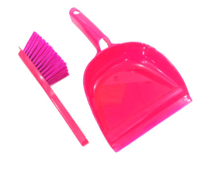 مجموعة فرشاة مع مقلاة