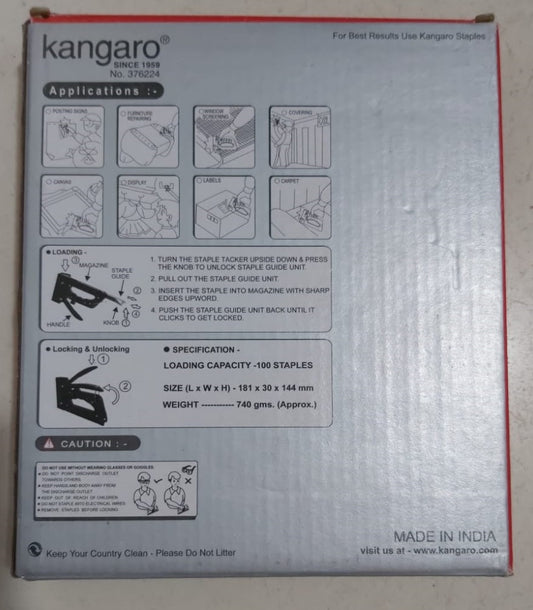 KANGARO GUN TACKER STAPLER TS-13H