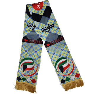 KUWAIT FLAG COTTON SCARF SCA002