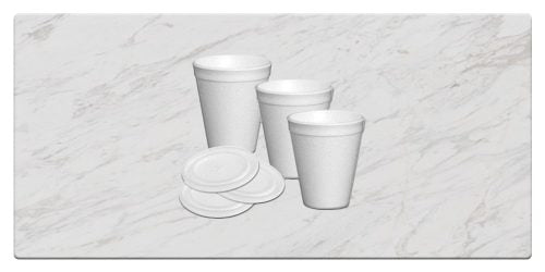 DISPOSABLE 6 OZ FOAM GLASS SET OF 25