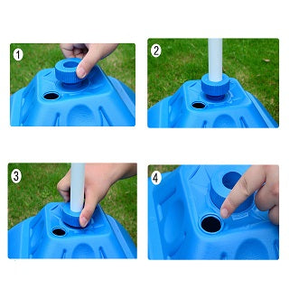 BEACH UMBRELLA PLASTIC BASE 40 CM BB30