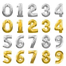 40" GOLD/ SILVER HELIUM FOIL BALLOON