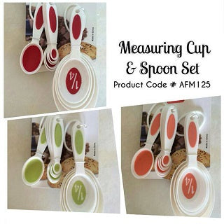 YANGLI PLASTIC MEASURING CUPS AND SPOONS  Set  OF 10 PCS 108003