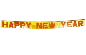 HAPPY NEW YEAR FOIL BANNER