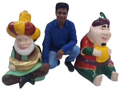 LARGE PLASTIC  RAMADAN CHARACTER 100 CM (EGY-47)