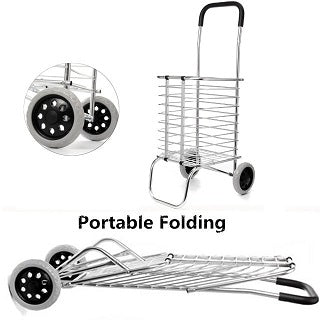 FOLDING METAL SHOPPING CART DC-103A