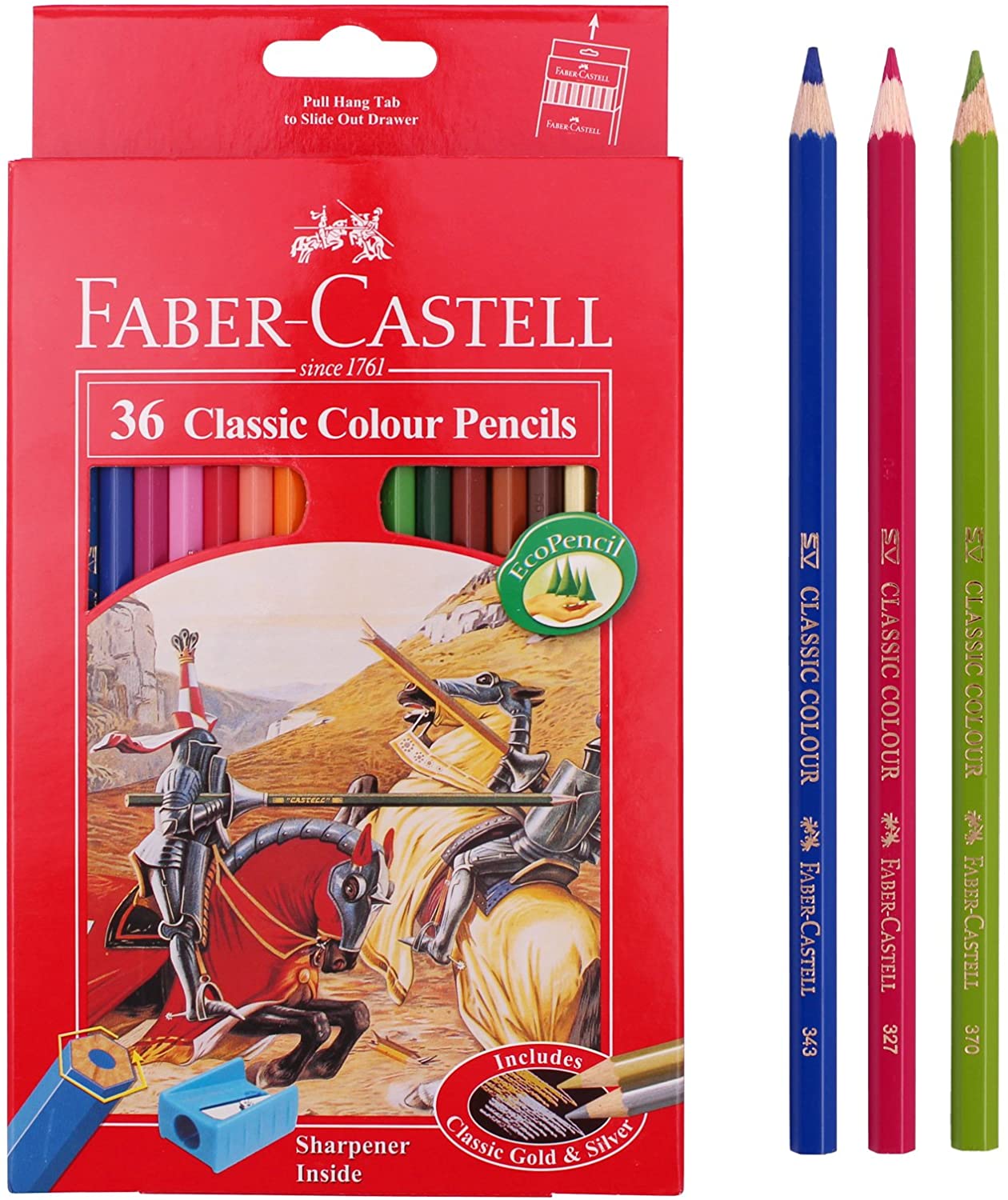 FABER-CASTELL 36 CLASSIC COLOUR PENCILS