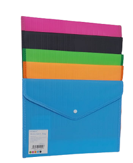 HEAVY DUTY FILE BAG WITH BUTTON 5505A4