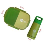CHILDREN SCHOOL LUNCH BOX WITH WATER BOTTLE SET A189