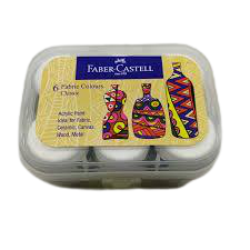 FABER-CASTELL 6 FABRIC COLORS-CLASSIC