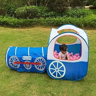 PORTABLE INDOOR / OUTDOOR TRAIN PLAY TENT 15209