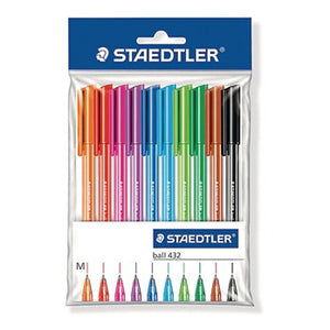 STEADTLER BALLPOINT 432 PACK OF 10