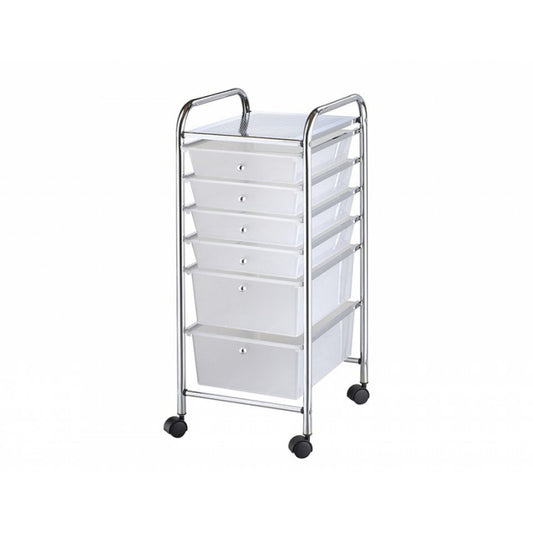 CHROME-WHITE DRAWER SET