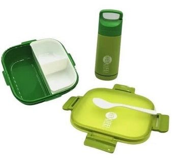 CHILDREN SCHOOL LUNCH BOX WITH WATER BOTTLE SET A189