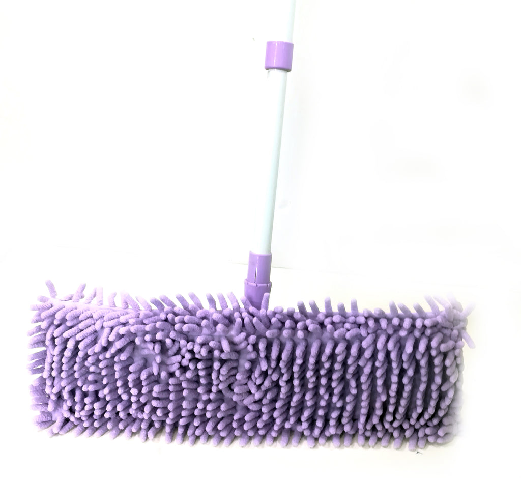 Homéa - Balai MOP Chenille Microfibre - Manche Télescopique 74-130 Cm - Bleu Paon - 5