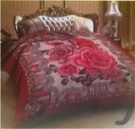 SUPER DIANA  EMBOSSED BLANKET ALDABBOUS D-786