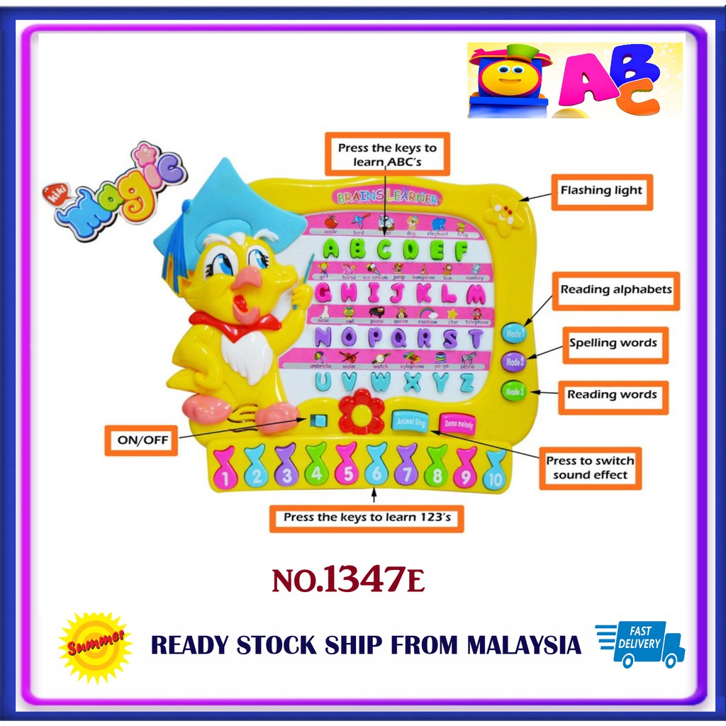 TALKING ALPHABET BOOK TOY – Aldeera mall