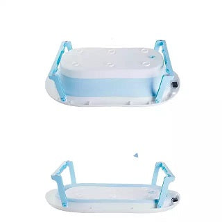 حوض استحمام بلاستيك للأطفال قابل للطي مع ميزان حرارة / 012-12