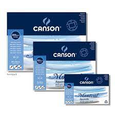 CANSON MONTVAL WATER COLOR 12 SHEETS DRAWING BOOK- 300 gsm -  (CANSON001)